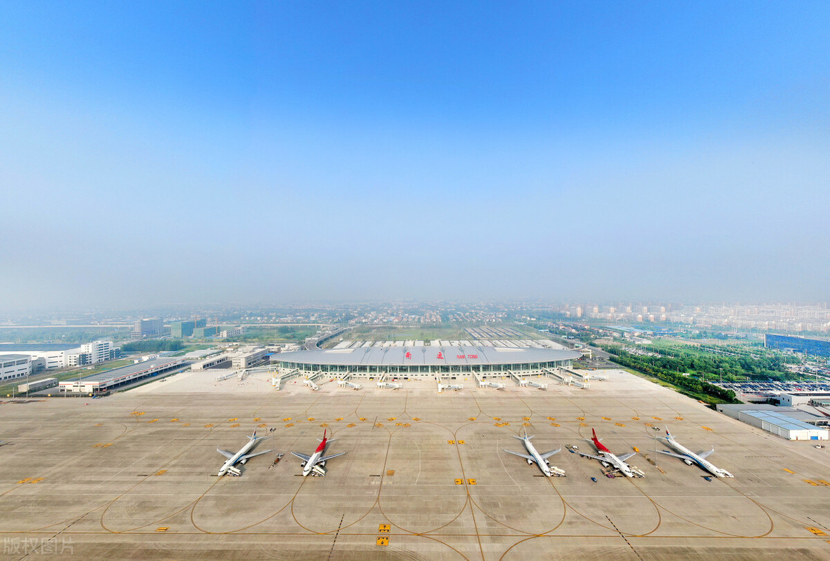 南通兴东国际机场新航站楼画面