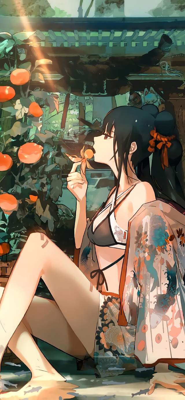 静谧且梦幻的动漫场景插画