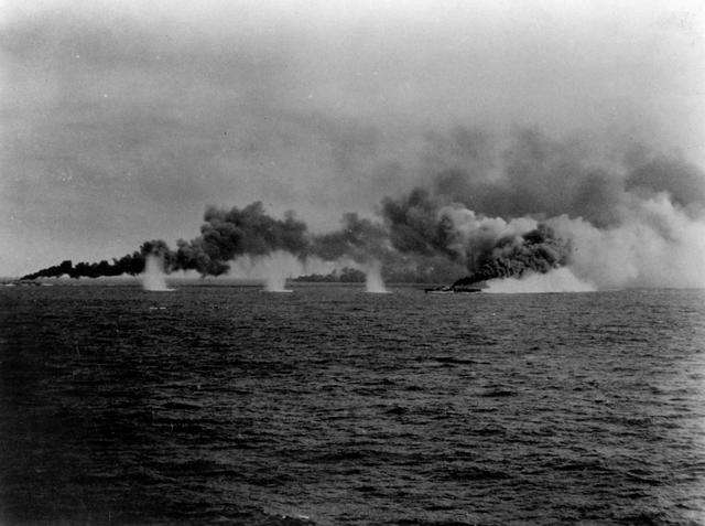 萨马岛海战,美日军舰吨位惊人1比8,史上最具戏剧性的海战
