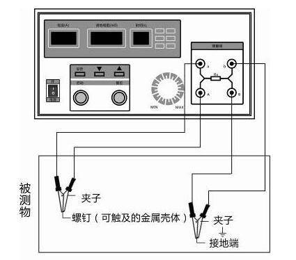 手摇地阻仪接线方法图片