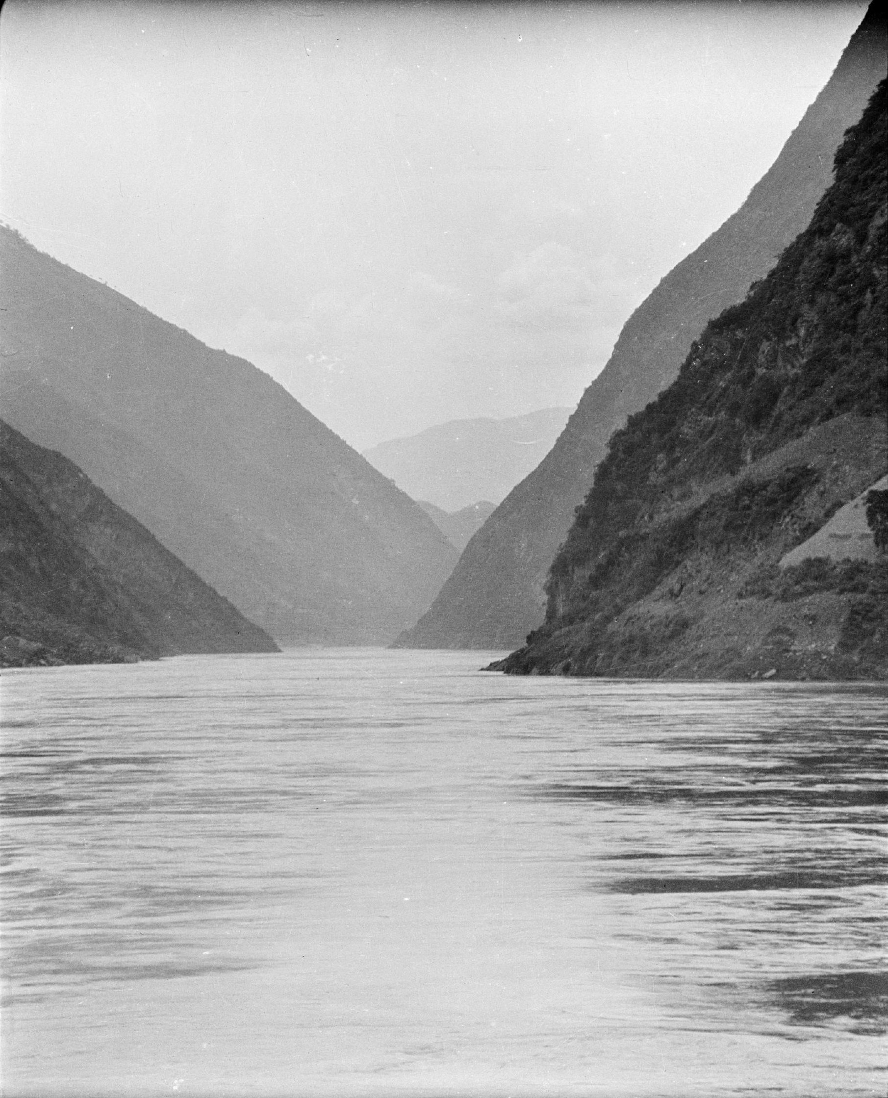 1917年甘博中国行之七:重庆境内的长江三峡老照片