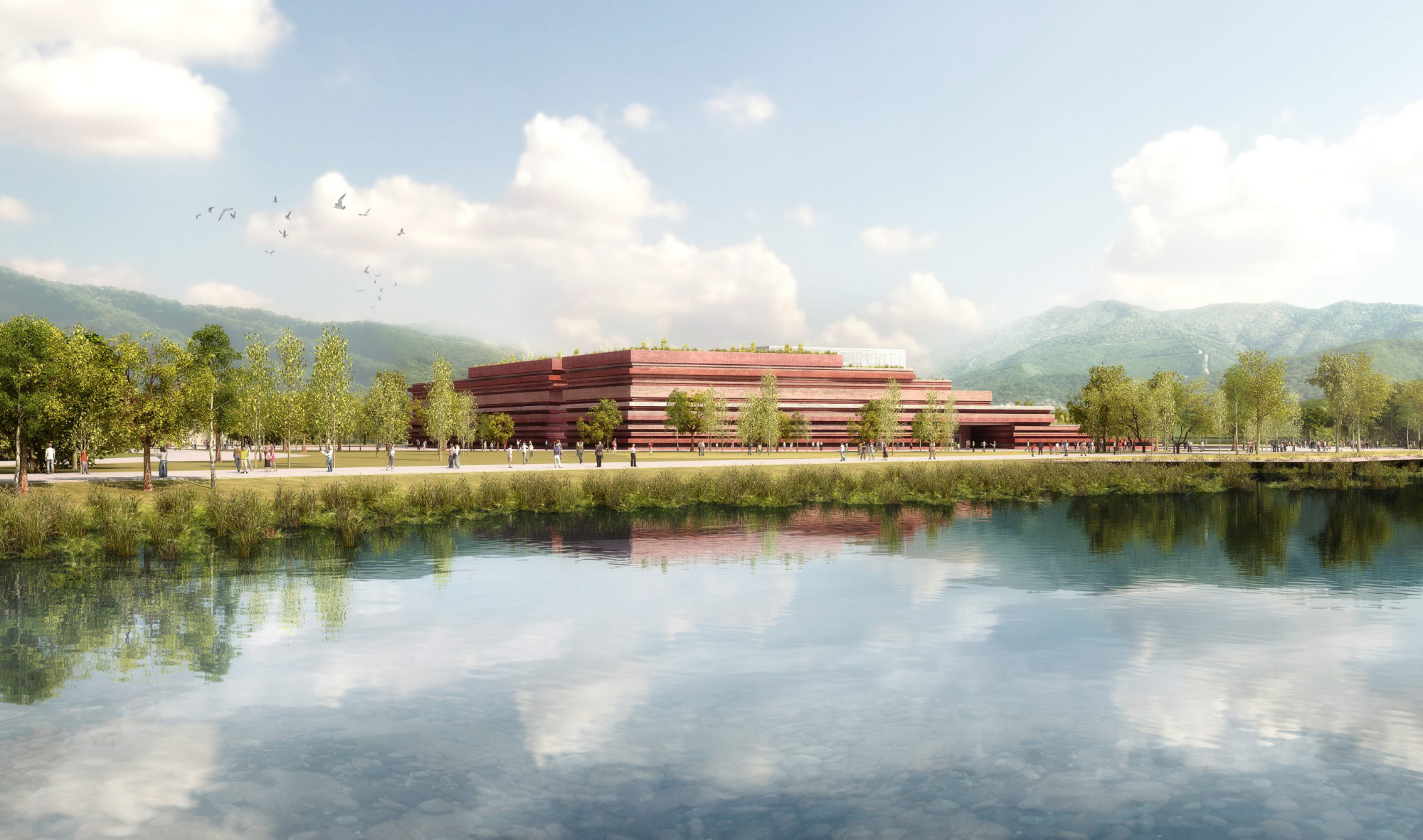 江口沉银博物馆建筑已具规模,四川将再添历史文化新地标