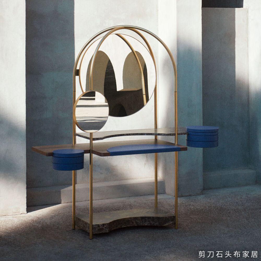 进口奢侈品家具fendi casa 2022新品梳妆台设计赏析