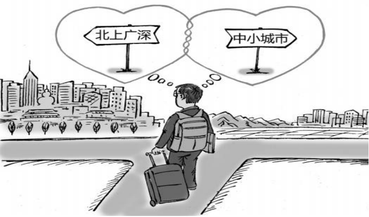 【路口徘徊的年轻人】