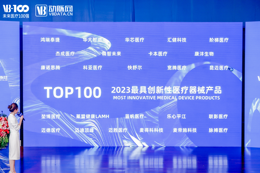 莱盟健康甘倍康入选 2023最具创新性医疗器械产品解决方案top100