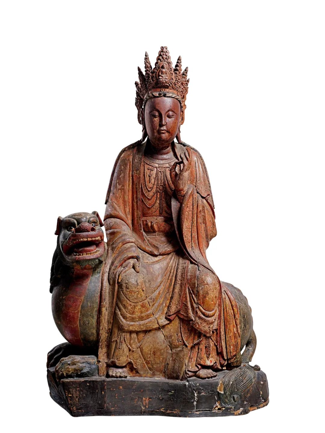 2023西泠春拍|虔生出净世——明·木胎狮吼观音坐像赏析