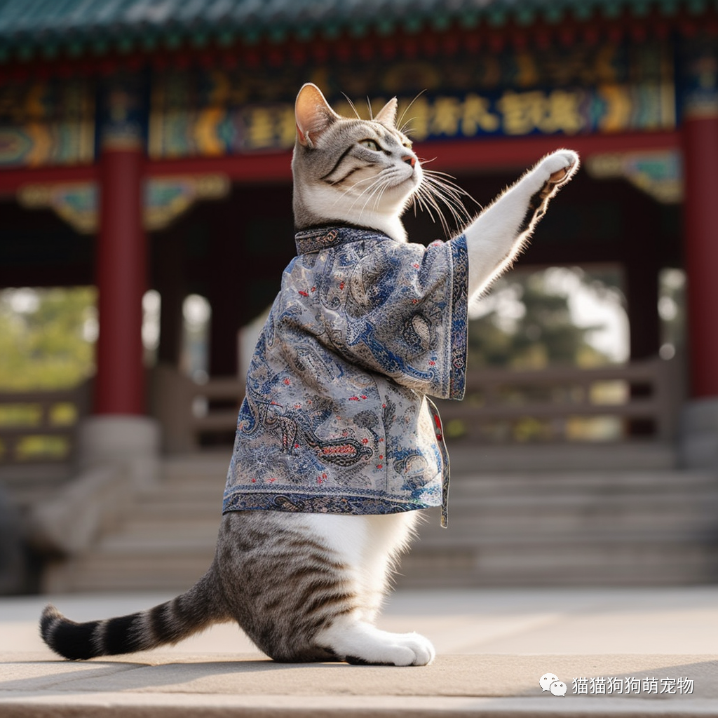 猫咪练太极?12张令人捧腹的猫咪功夫照片!