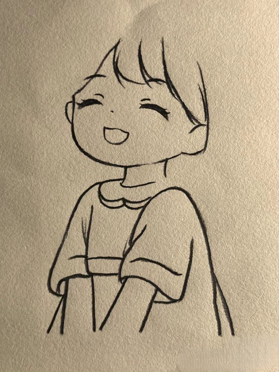 女孩简笔画