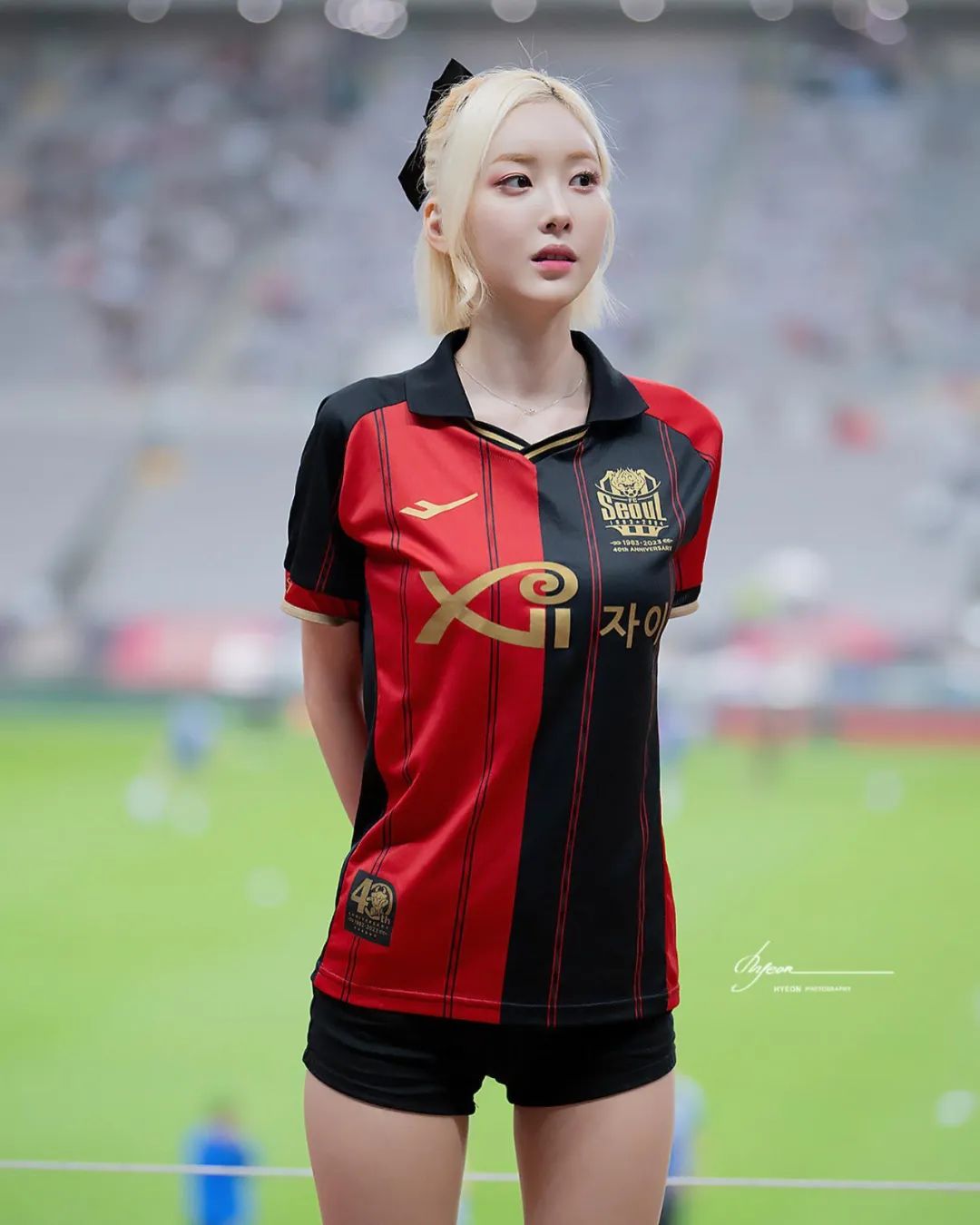 徐贤淑|韩国啦啦队女神,标志性的金色短发