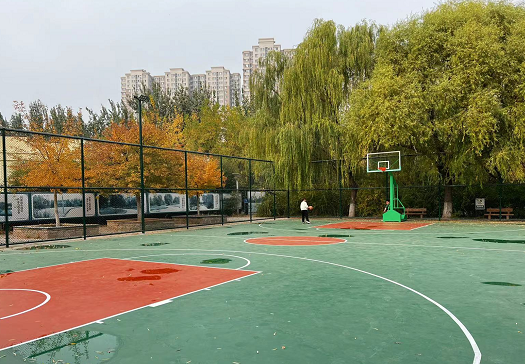 设施升级,免费开放!东小口森林公园4块篮球场地改造完成