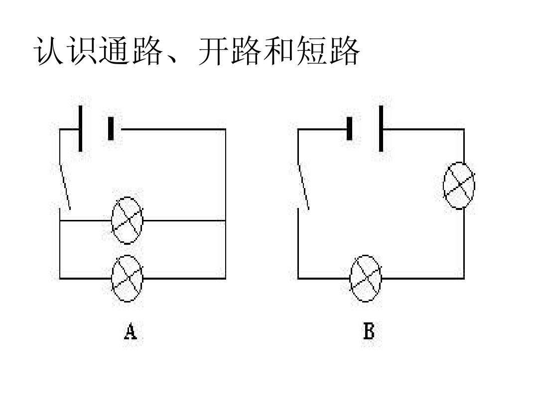 短路和断路的区别口诀