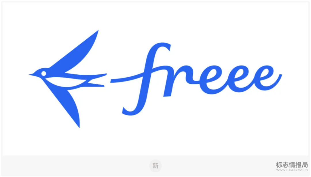 日本freee 67「优雅的燕子」 更换新logo-爱标志网