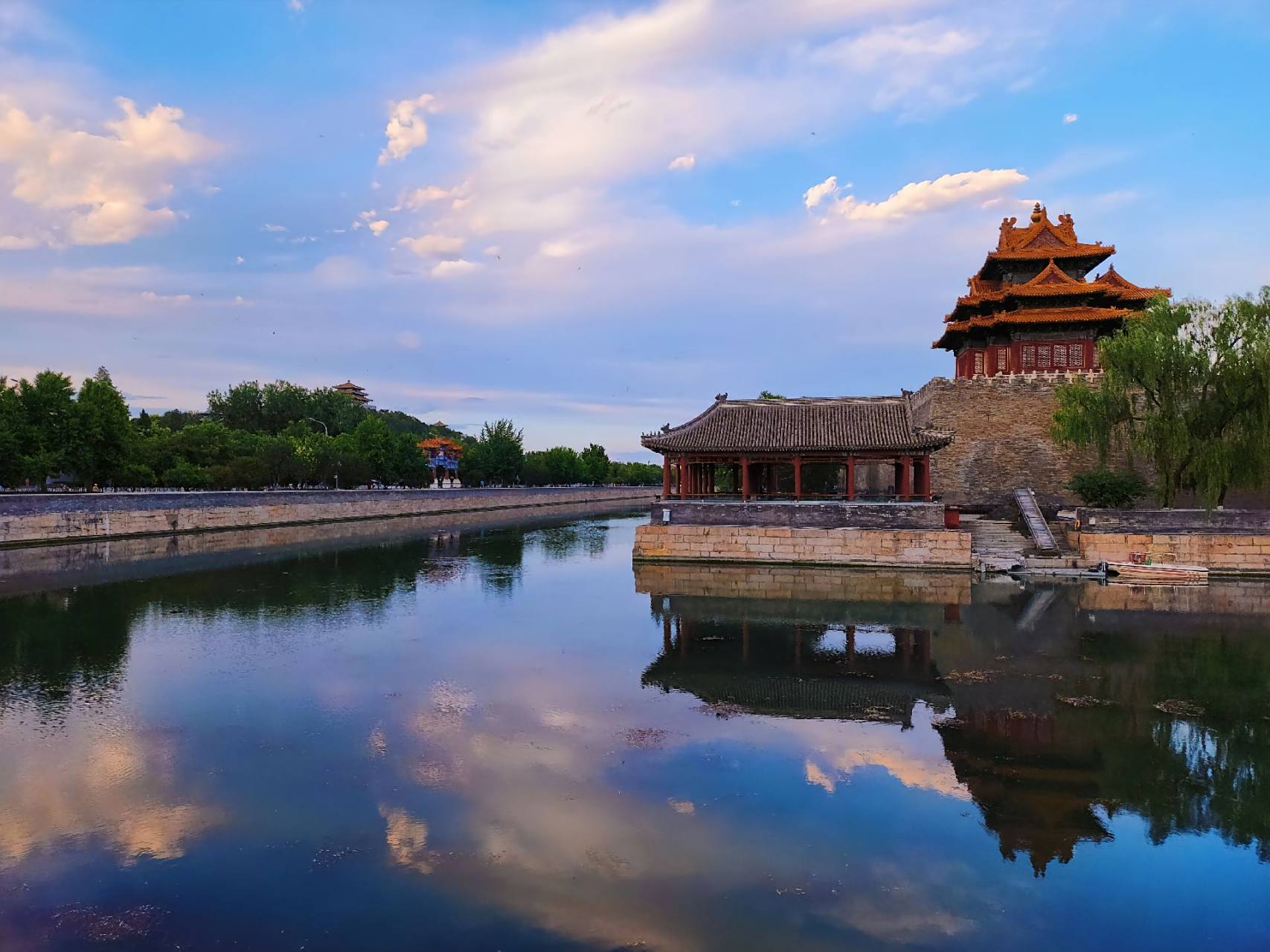 北海公园燕京八景之一.