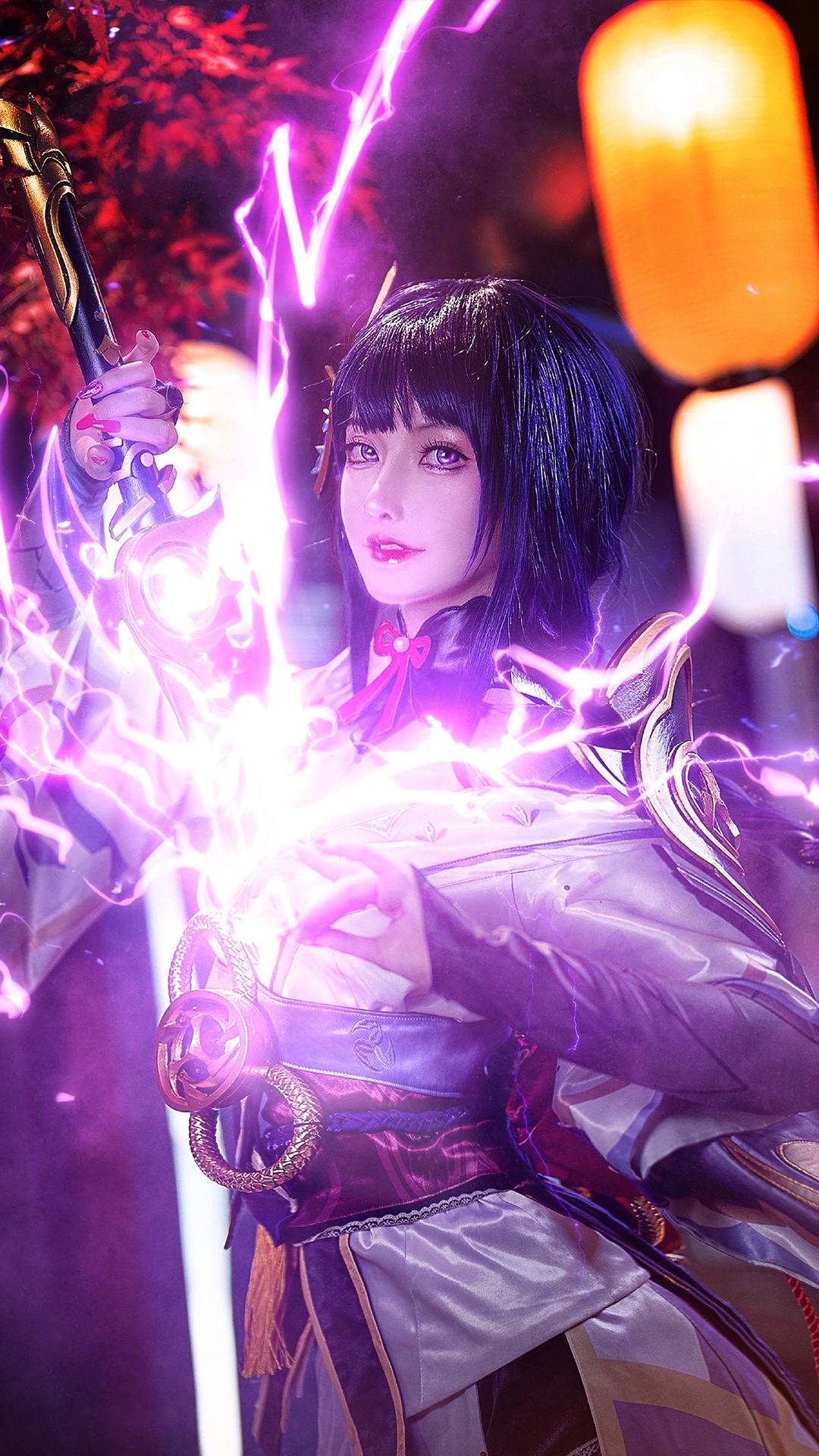 cosplay大赏:原神·雷霆大将军:只有送君临天下!