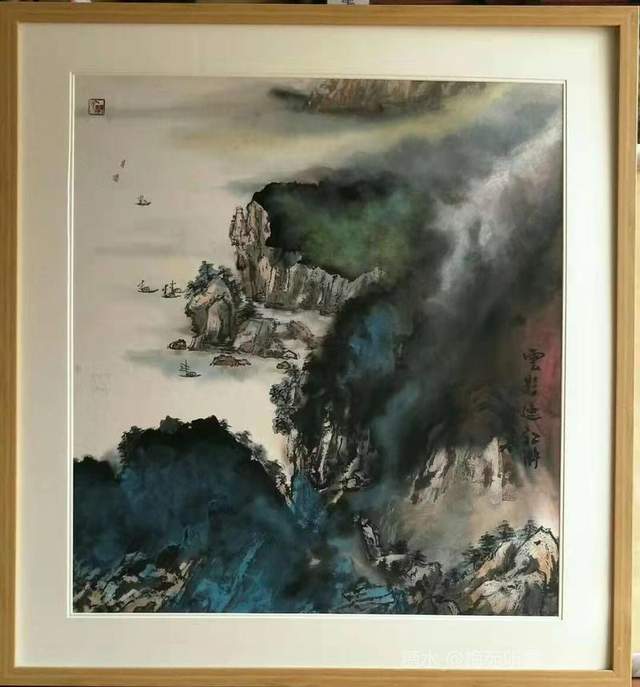 著名山水画家时钧逸先生作品欣赏