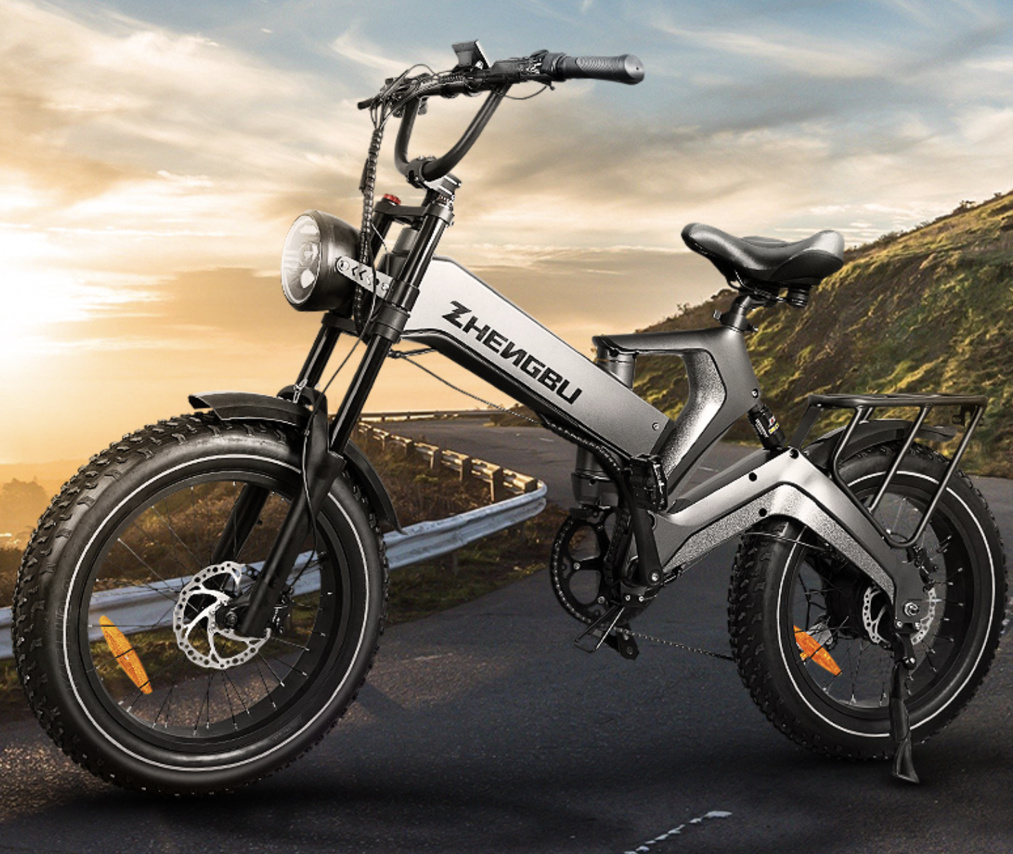 正步越野电动车测评:镁合金车架 20寸全地形轮胎,助力续航600km