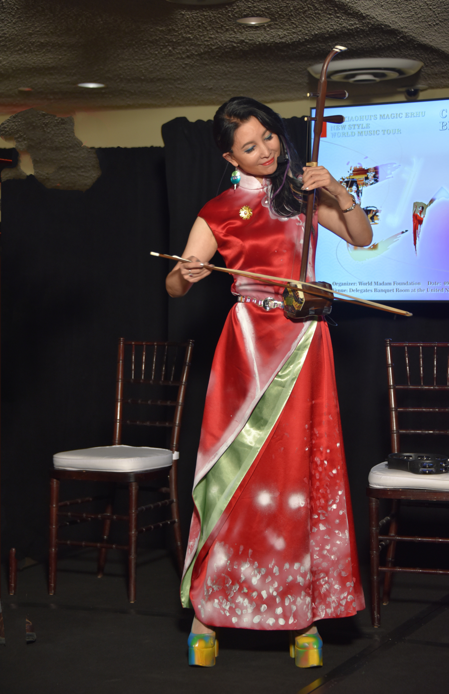 走进联合国总部,二胡演奏家马晓辉奏响爱与和平的乐章