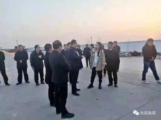 沧州市副市长薛青松到沧县兴济镇鑫翰种植专业合作社调研