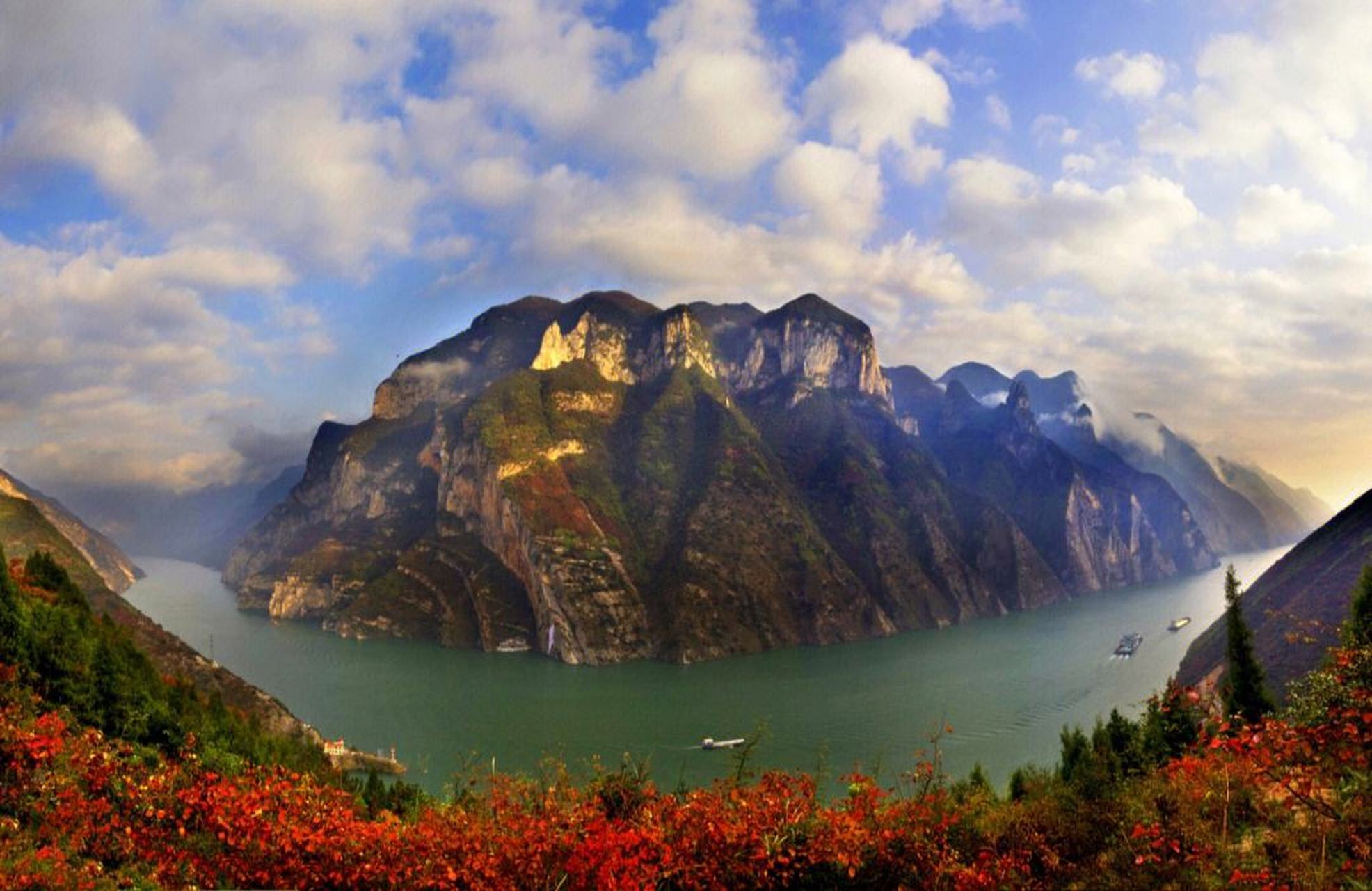 巫山小三峡,一个藏在重庆东北部山区的美景胜地.
