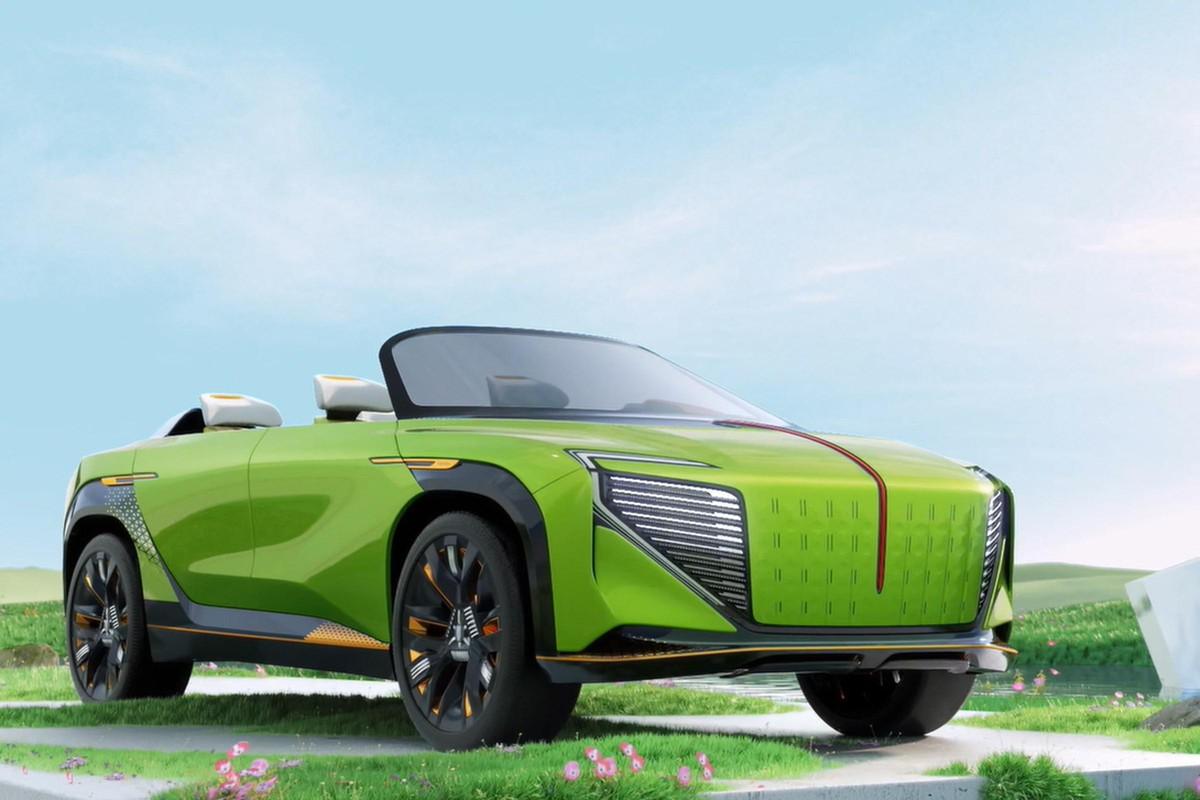 掀起一股"敞篷风",红旗发布全新敞篷suv概念车,这车挺酷!