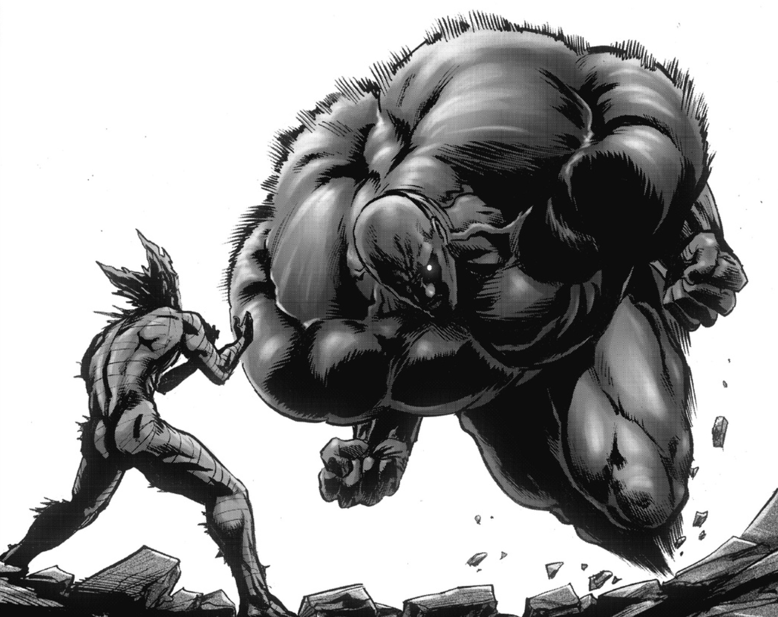 一拳超人:纯粹的强大,论肌肉称他为第一,可惜心理素质不过关