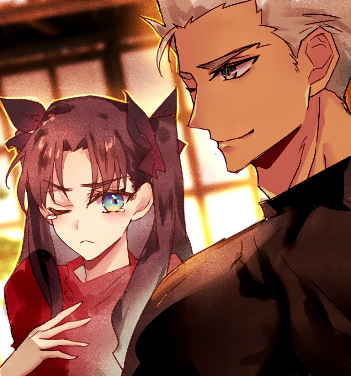 p站美图推荐——黑皮白毛特辑