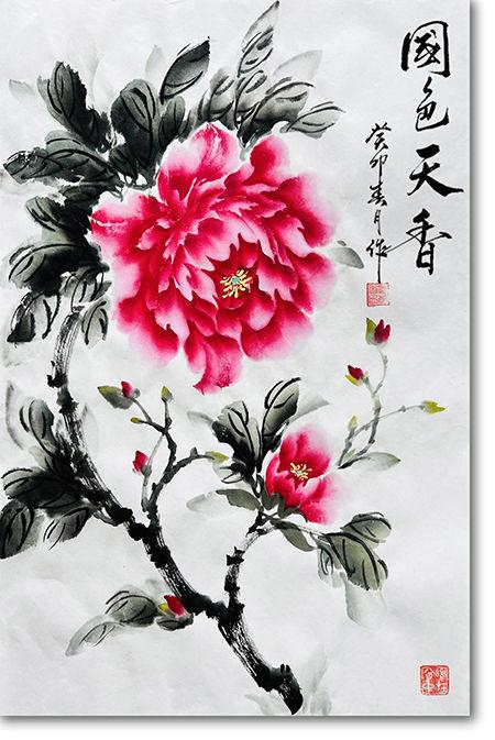 「津门网」春兰秋菊 香飘万里——易菊香的绘画艺术