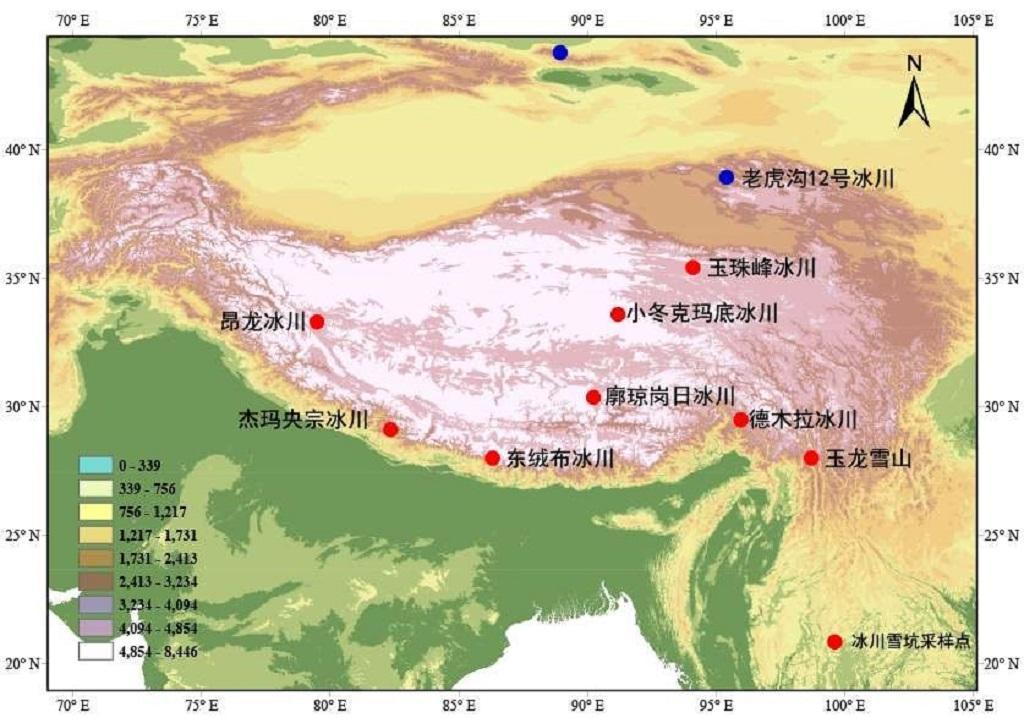 青藏高原气候类型图图片