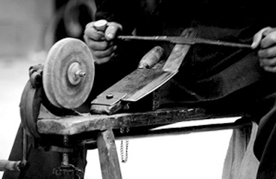 保定老行当——磨刀匠