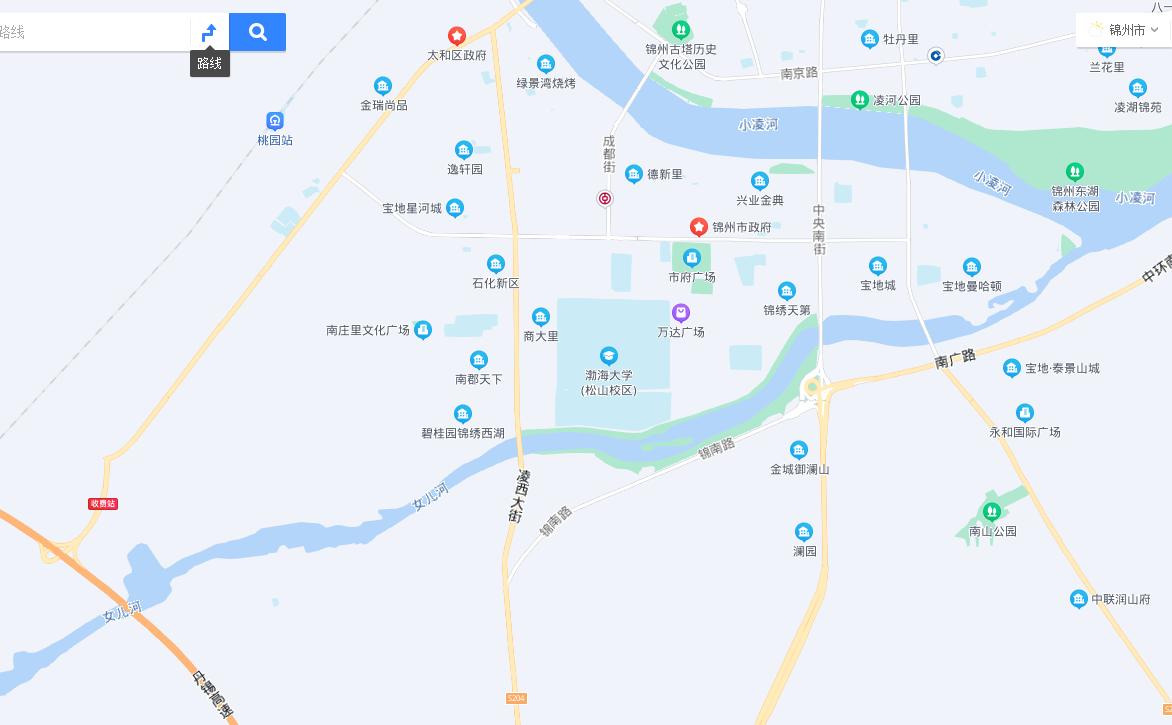 渤海大学地图 松山图片