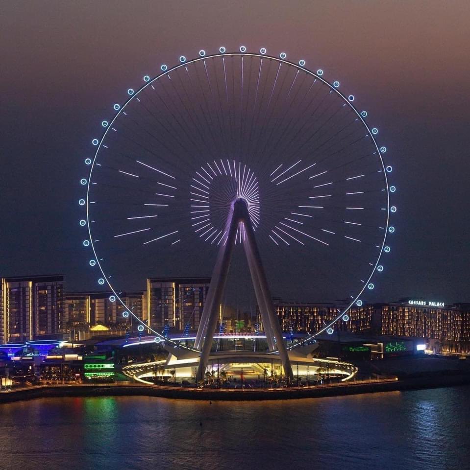 挑战工程极限的摩天轮——迪拜眼,体量刷新世界之最