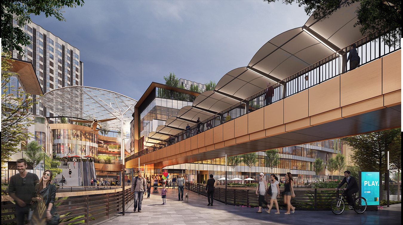 江门首个开放式购物花园|江门保利国际广场创意设计分享