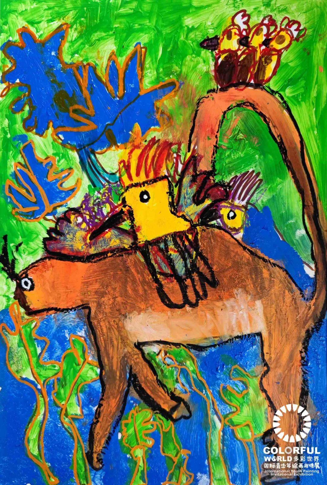 多彩世界|2022国际青少年绘画邀请展获奖作品之六
