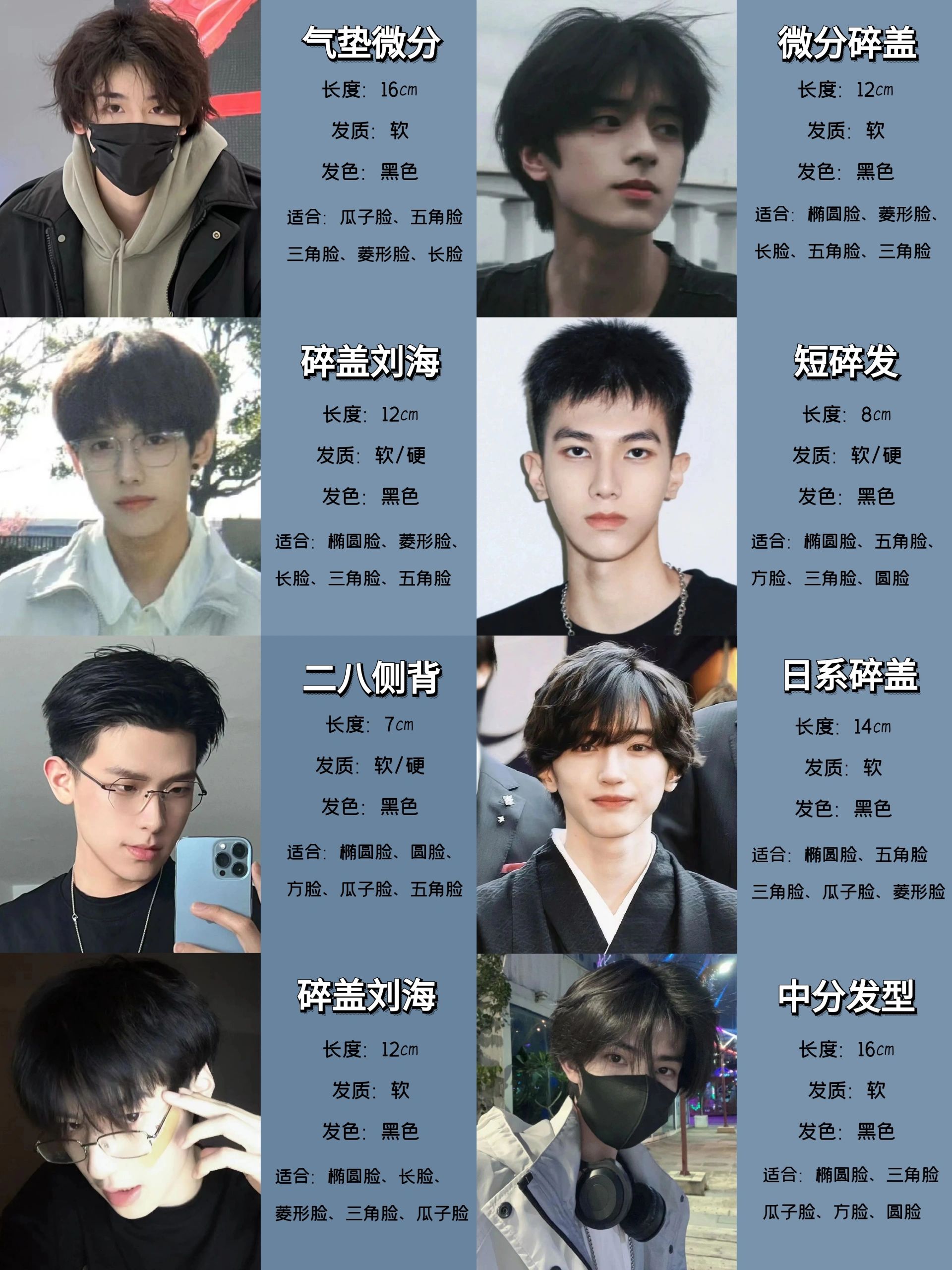 56款男生发型/回头率非常高的男生发型推荐 与脸型相匹配的男生发型