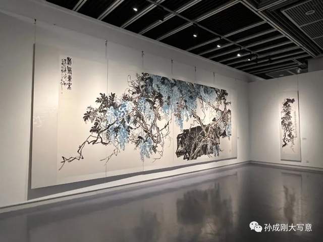 花開盛世——孫成剛中國畫作品展在河南省美術館盛大開幕