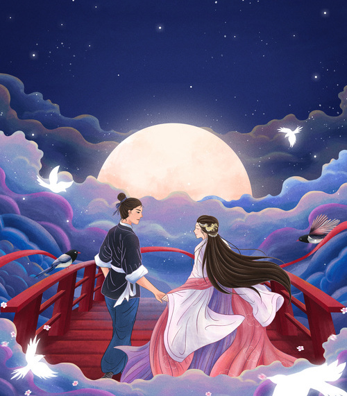 七夕节的传说牛郎织女坚贞不渝的爱情堪称异地恋天花板