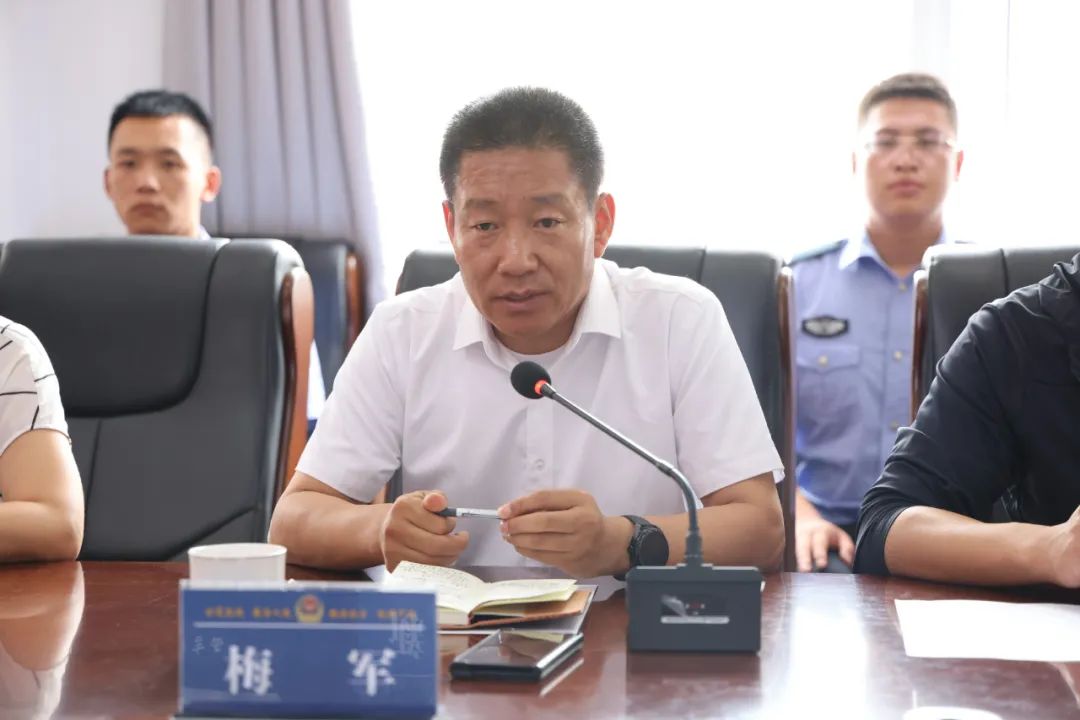 宁夏警官职业学院梅军一行来西吉公安调研毕业生就业实习工作