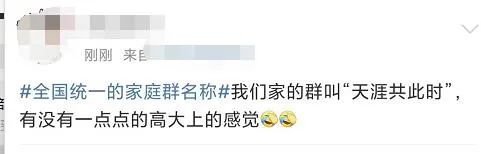 推荐|“相亲相爱一家人”全国统一家庭群昵称？网友看完后惊呼：一模一样！