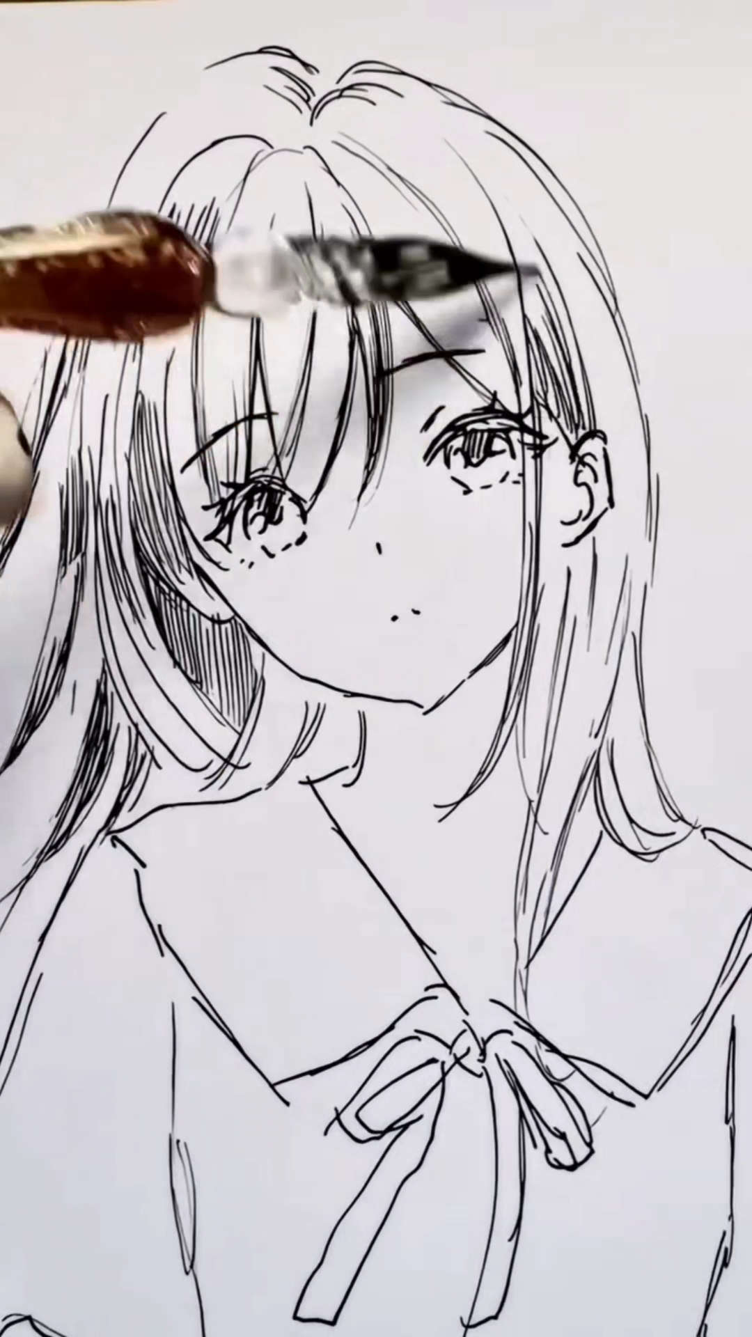 手绘动漫人物画