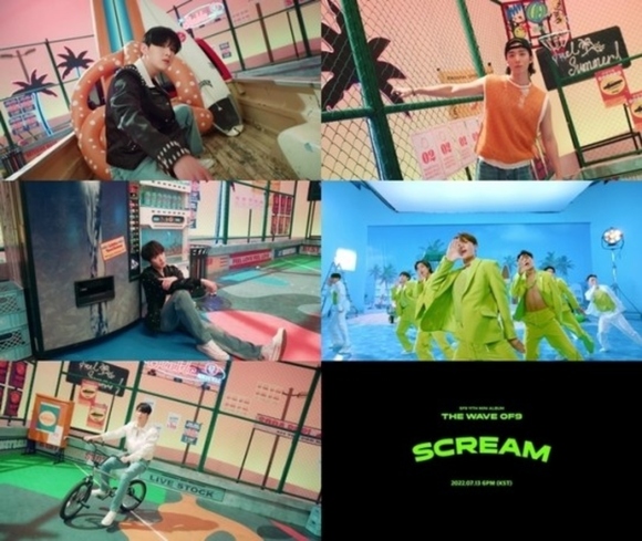 SF9公开主题曲《SCREAM》MV预告影像第2弹 一起享受盛夏的凉爽