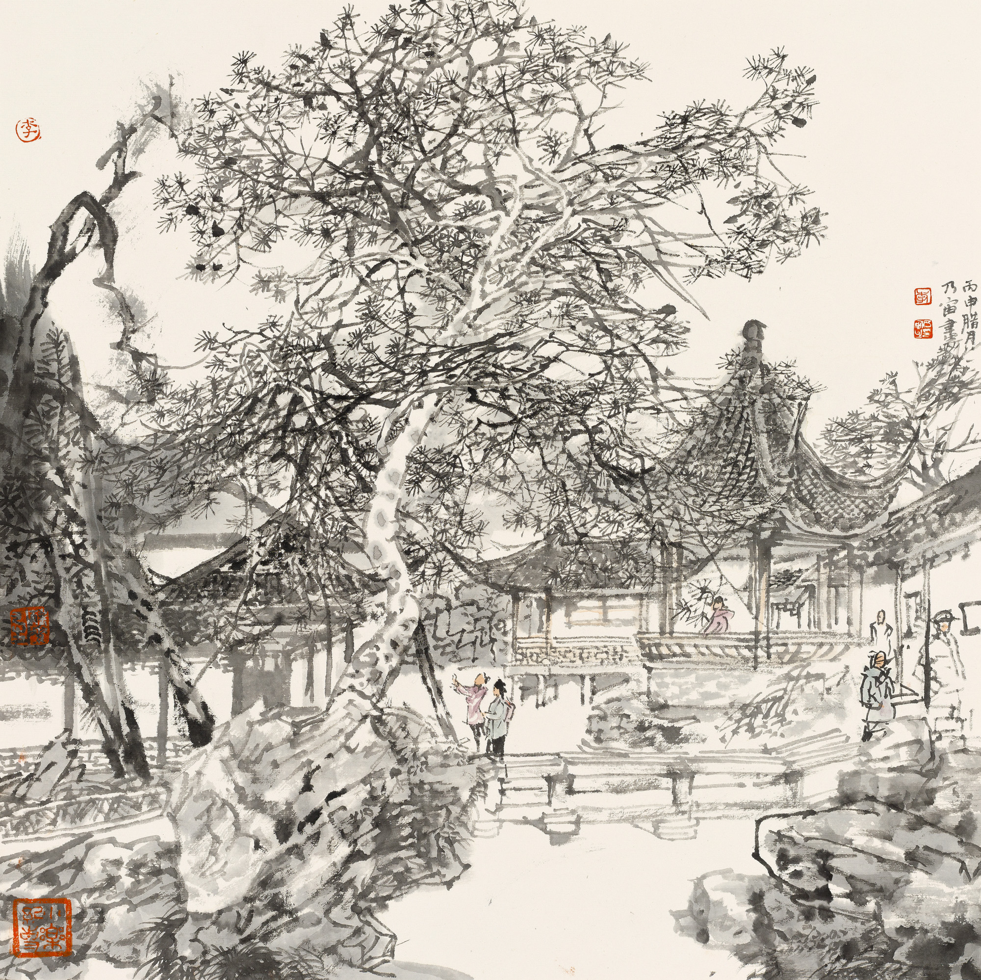 李乃宙·姑苏溢彩——中国画名家苏州园林写生系列