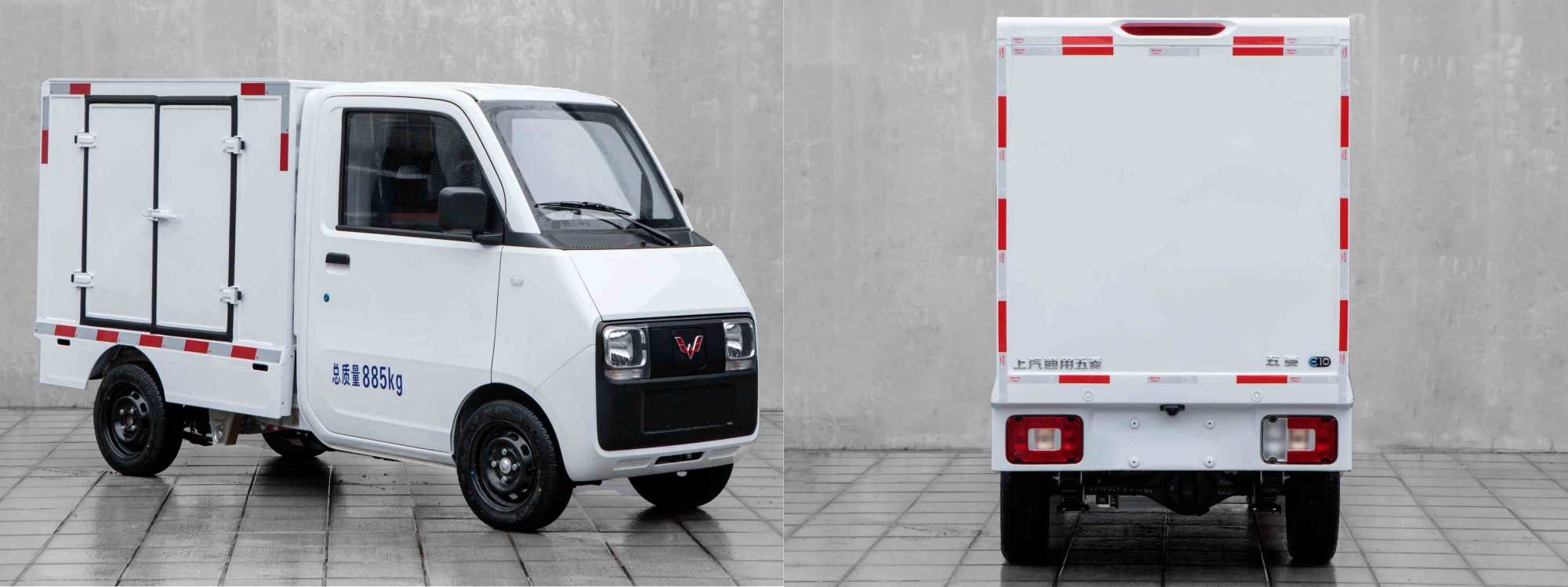 快递小哥的新座驾:五菱e10迷你厢式纯电动快递车来了!