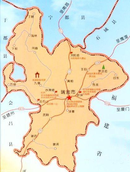 瑞金苏维埃政府地图图片
