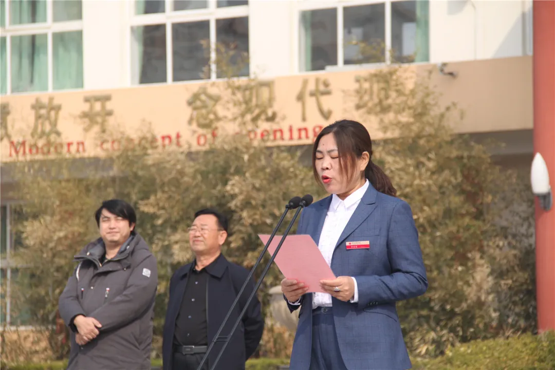 山东省东营市英华园学校举行百日誓师大会