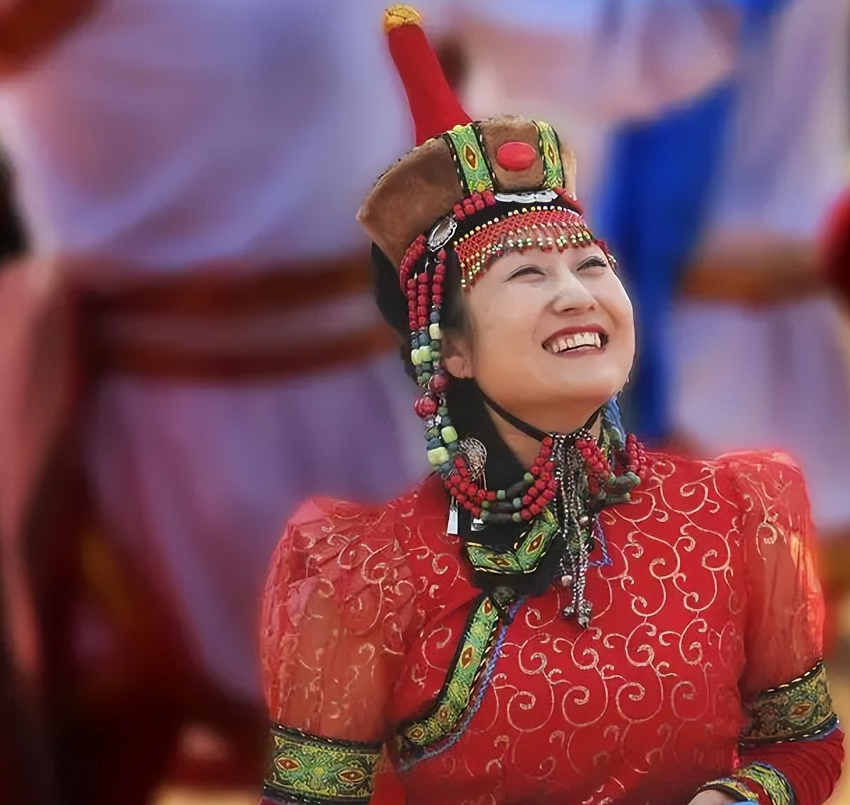 蒙古姑娘木讷地告诉你