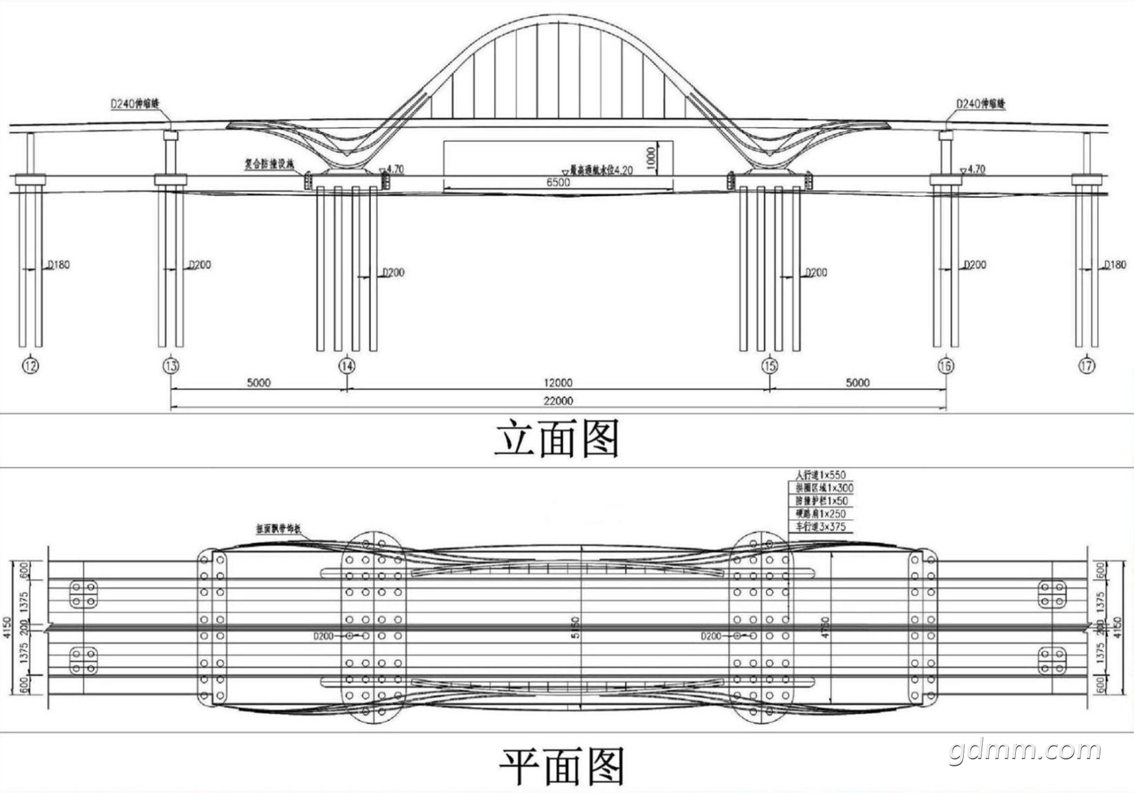 粤西首条带观景台跨海大桥——茂名清福港跨海大桥(高清效果图)
