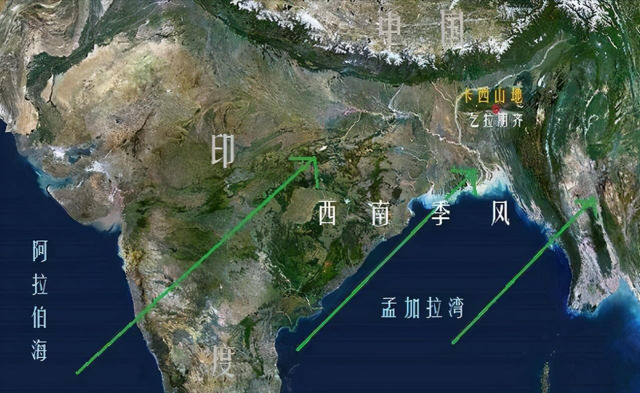 "世界雨极"乞拉朋齐,全球下雨最多的地方,年降水量超2万毫米