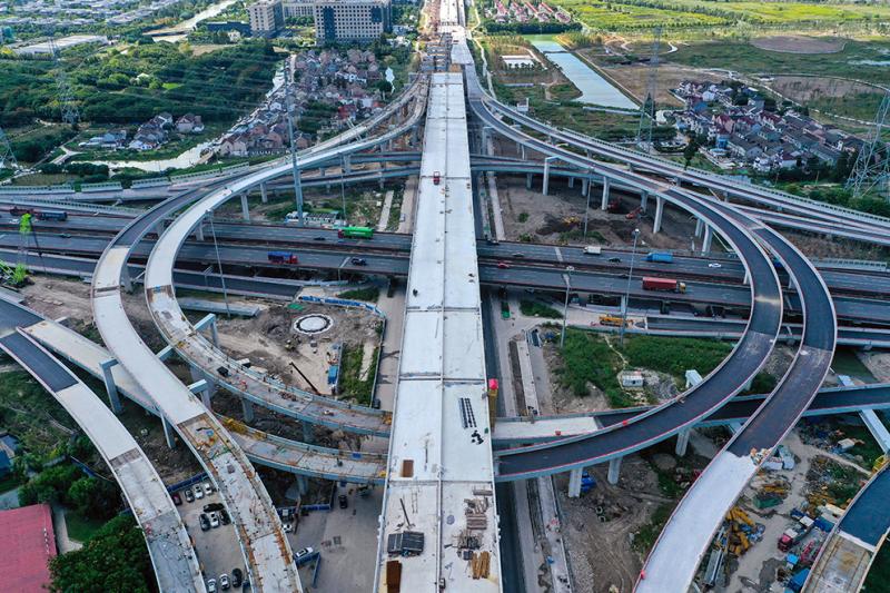 上海罗山路立交桥图片
