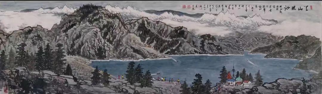 「津门网」吴春雪:在传承中探索新疆山水画