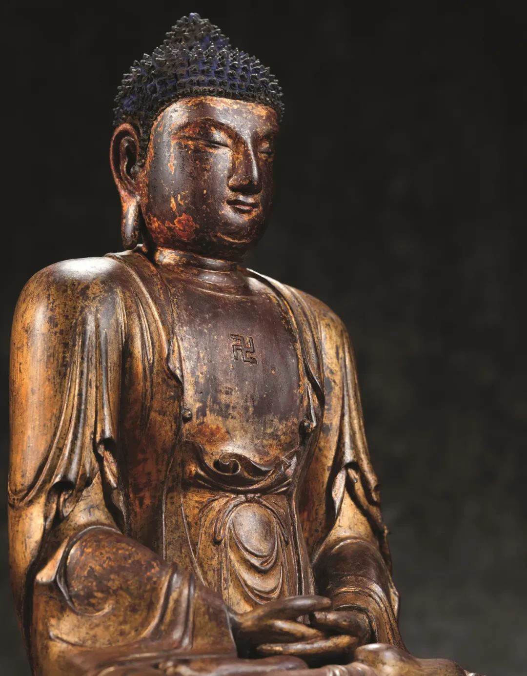 2022西泠秋拍|明宫廷·檀香木阿弥陀佛坐像